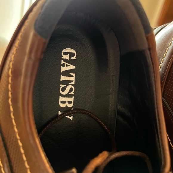 Men's Business casual Dress Shoes Comfortable Oxford Superior Flexural Leather - Picture 6 of 10